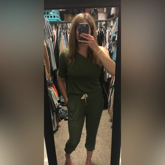 Cherish jumpsuit romper one shoulder - Picture 6 of 7